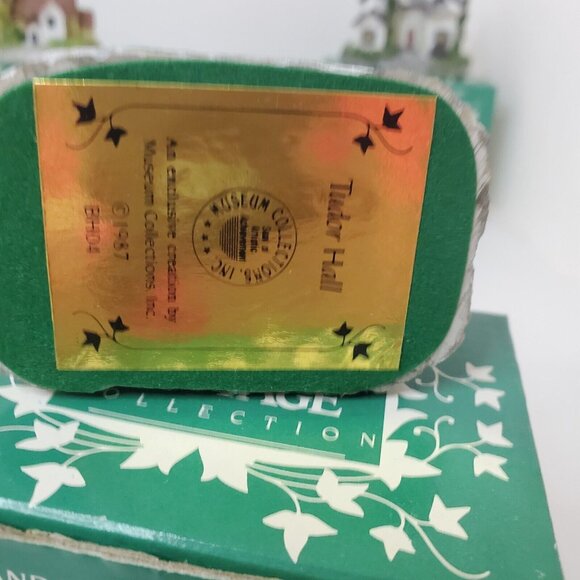 Cornwall Cottage Collection Set of 6 Vintage 1987 Hand Painted Museum Collection - Picture 16 of 16